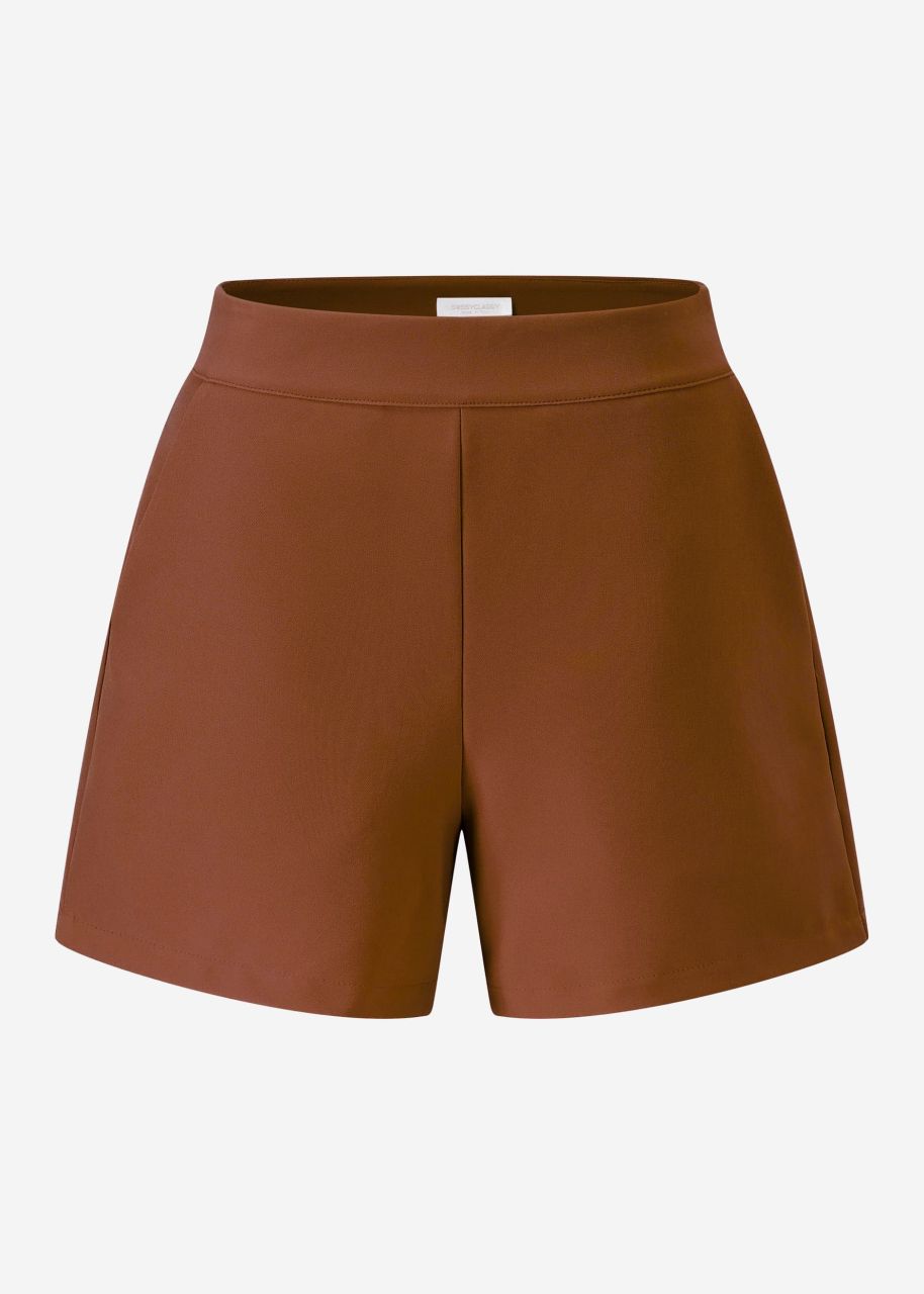 Elegant shorts - brown