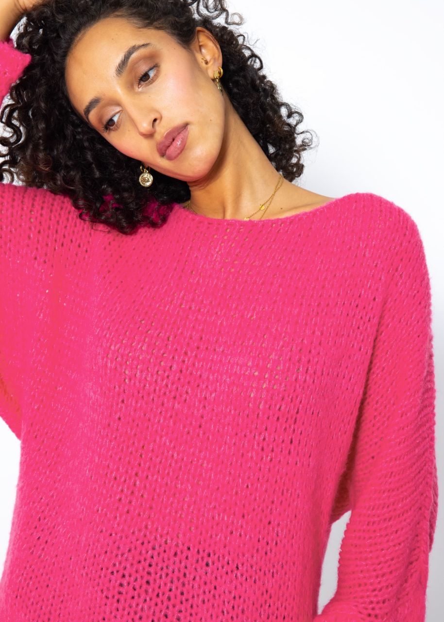 Oversize jumper - pink