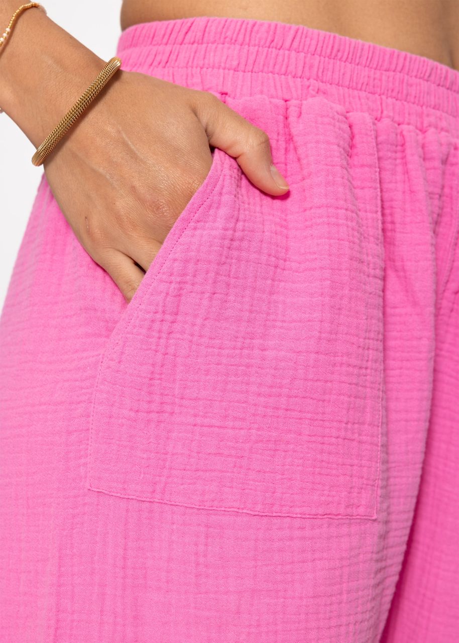 Muslin pants - pink
