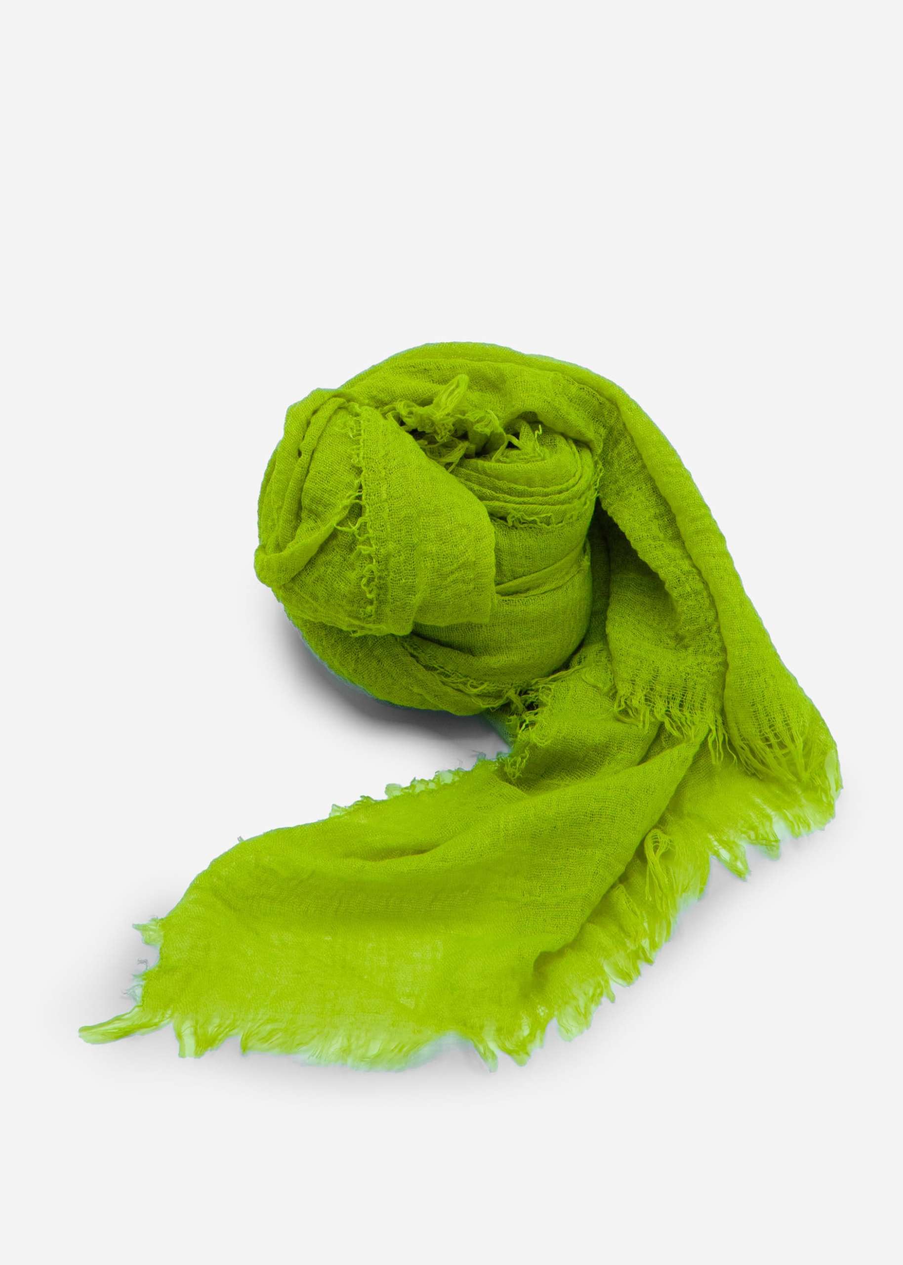 Muslin scarf - bright green