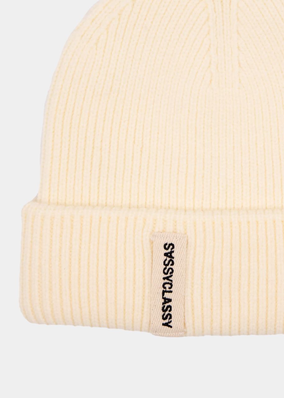 SASSYCLASSY Beanie - offwhite