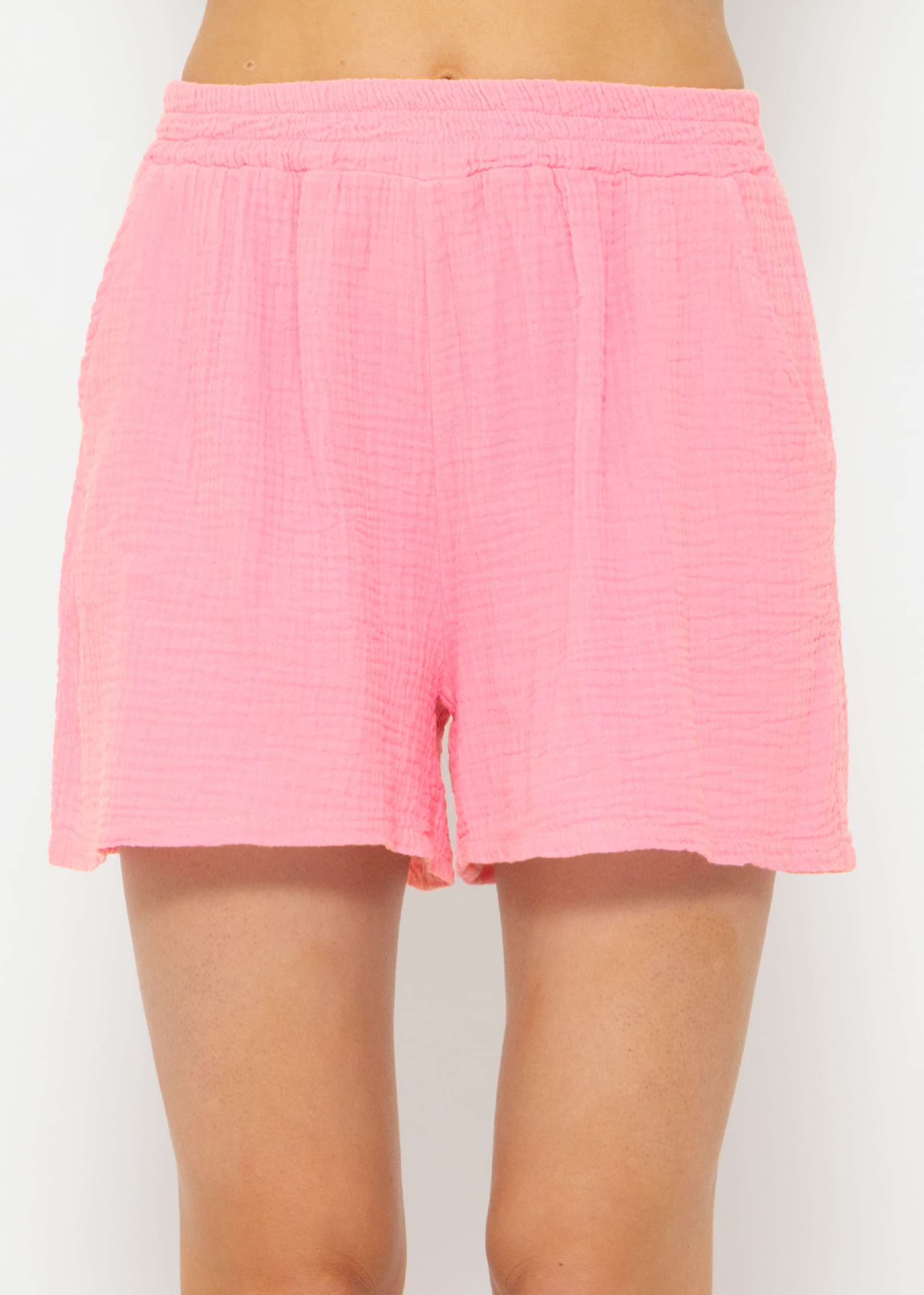 Muslin shorts, pink