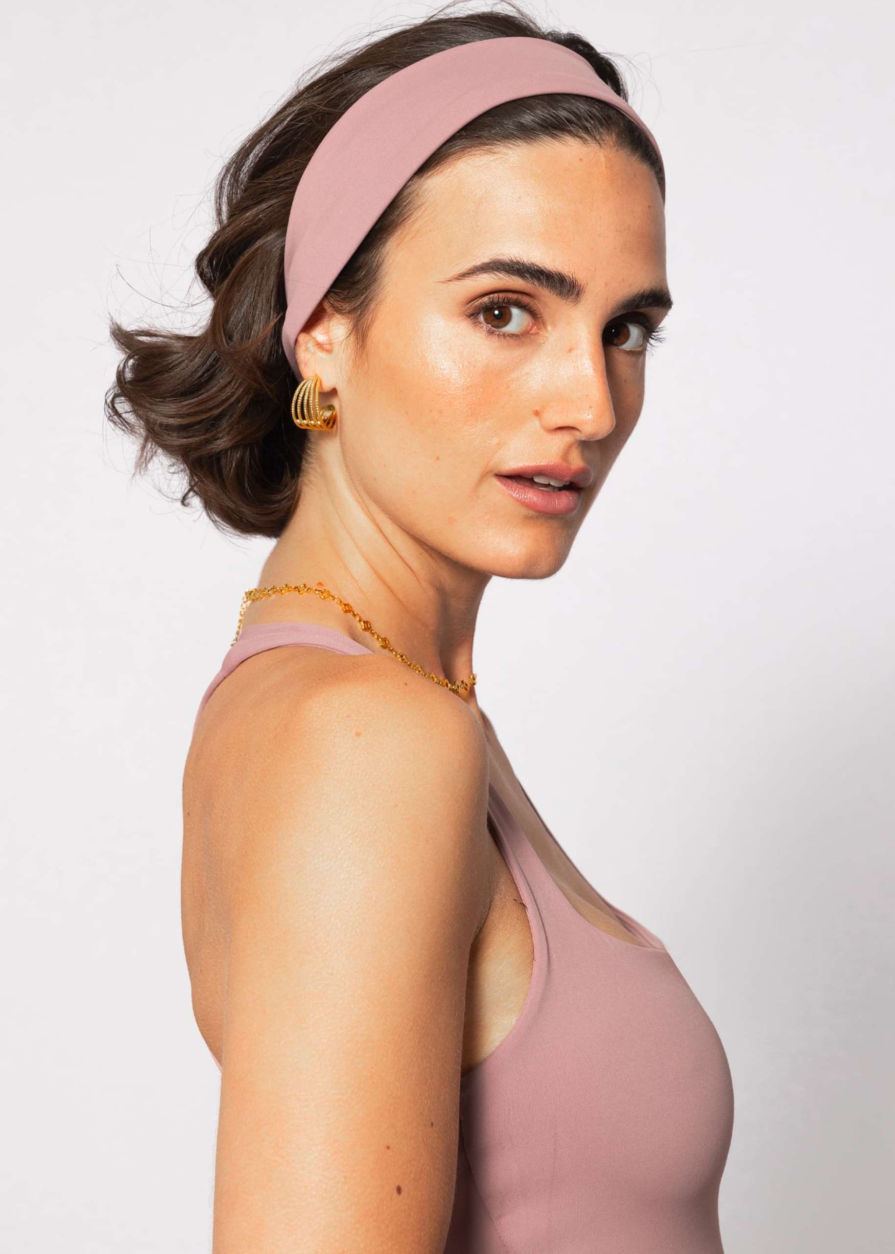 Hairband - dusky pink