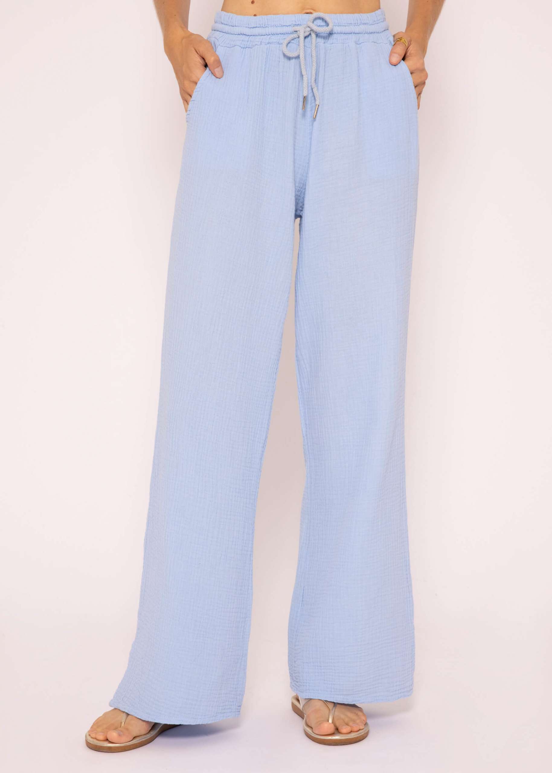 Muslin Pants, light blue