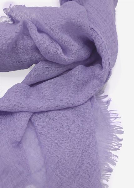 Muslin scarf, lilac