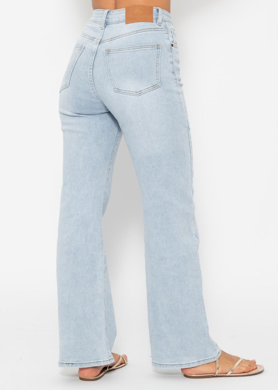 Straight leg jeans - light blue