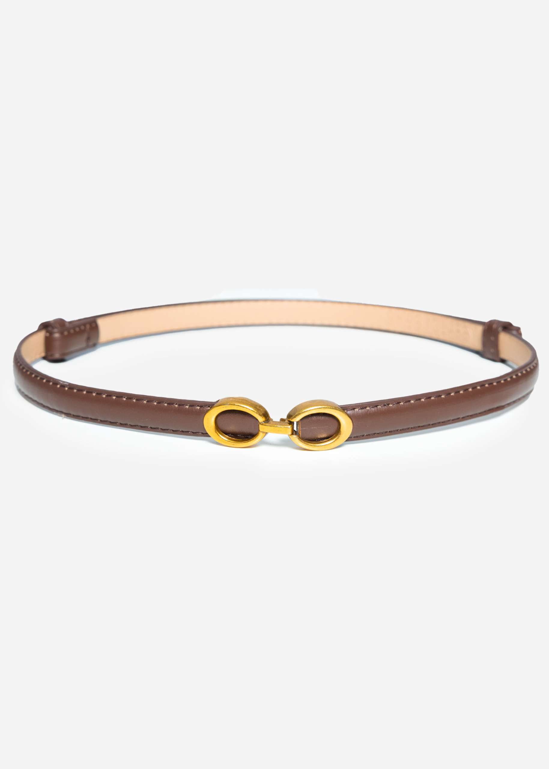 Adjustable belt - dark brown