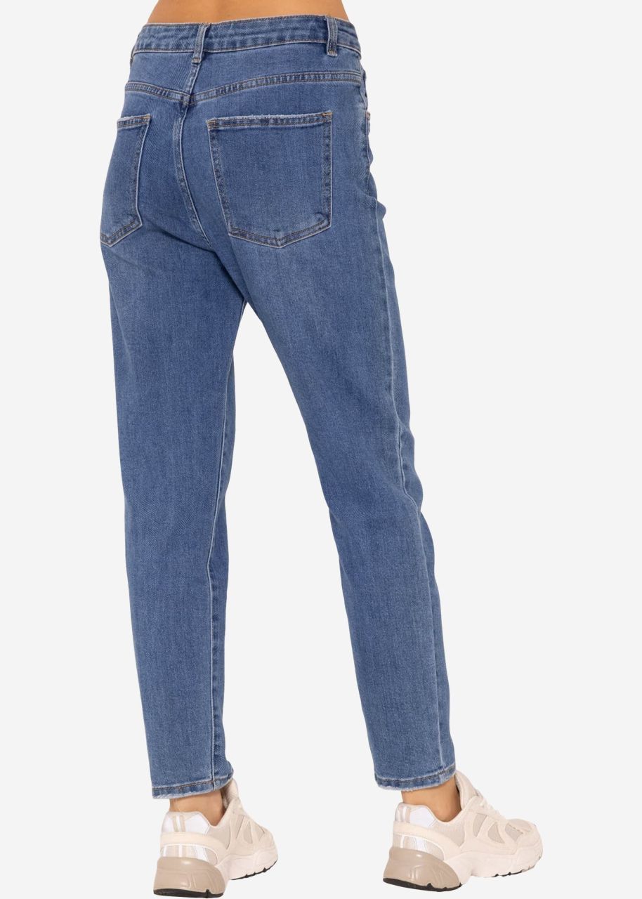 Straight Leg Jeans, blue