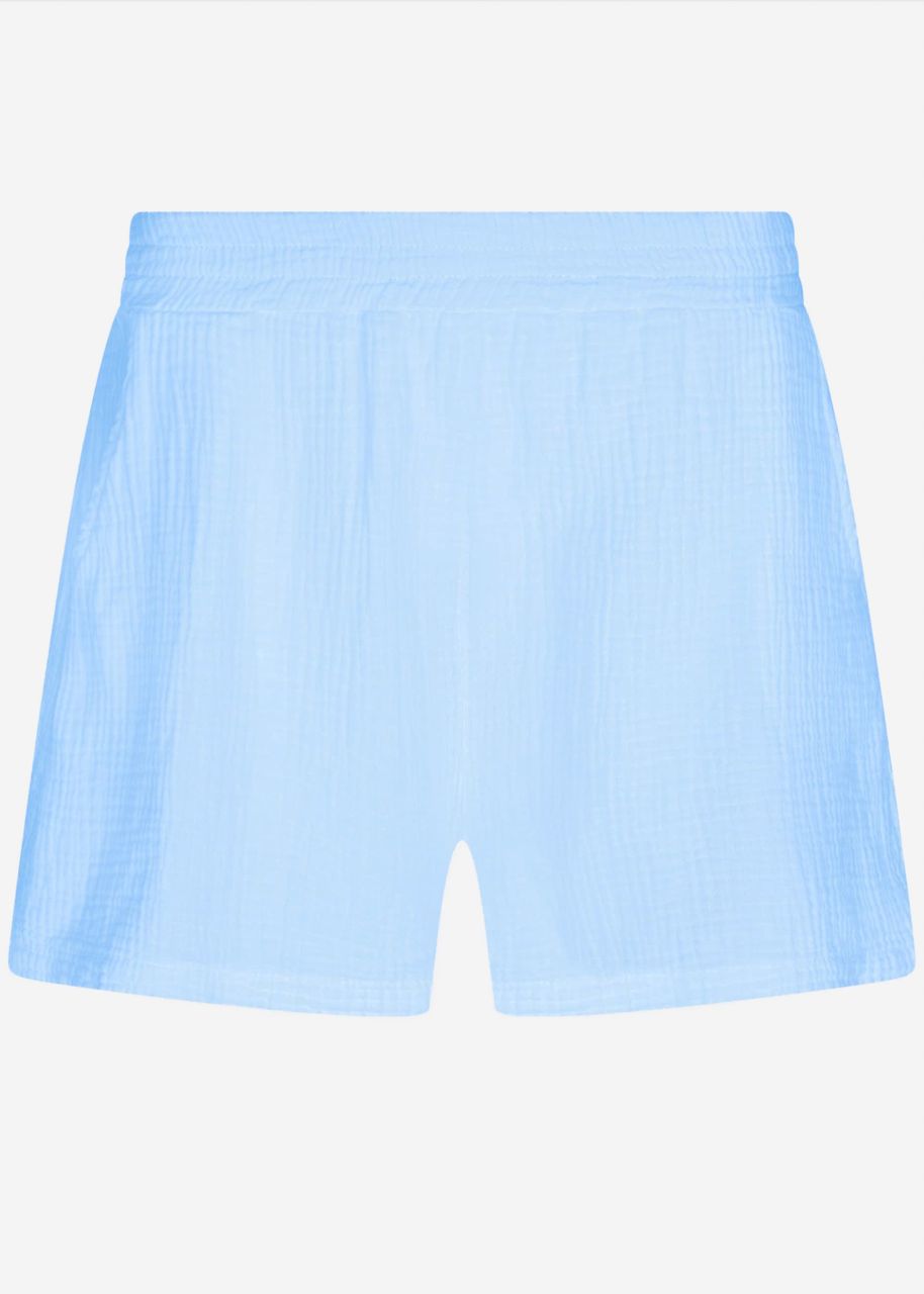 Muslin shorts, light blue