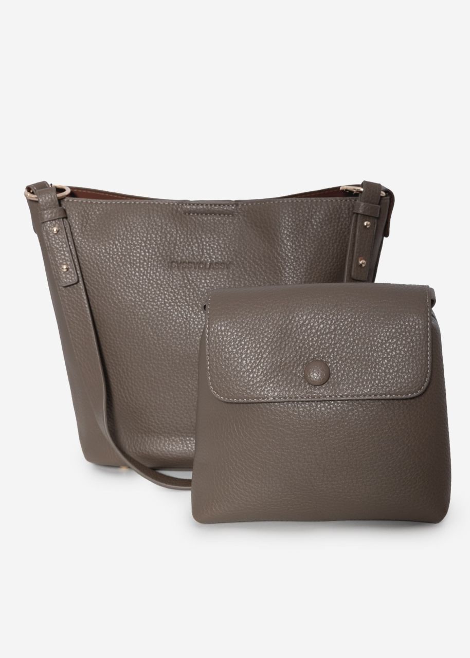 Pouch bag - taupe