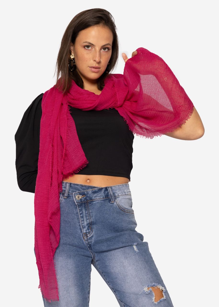 Muslin scarf, pink