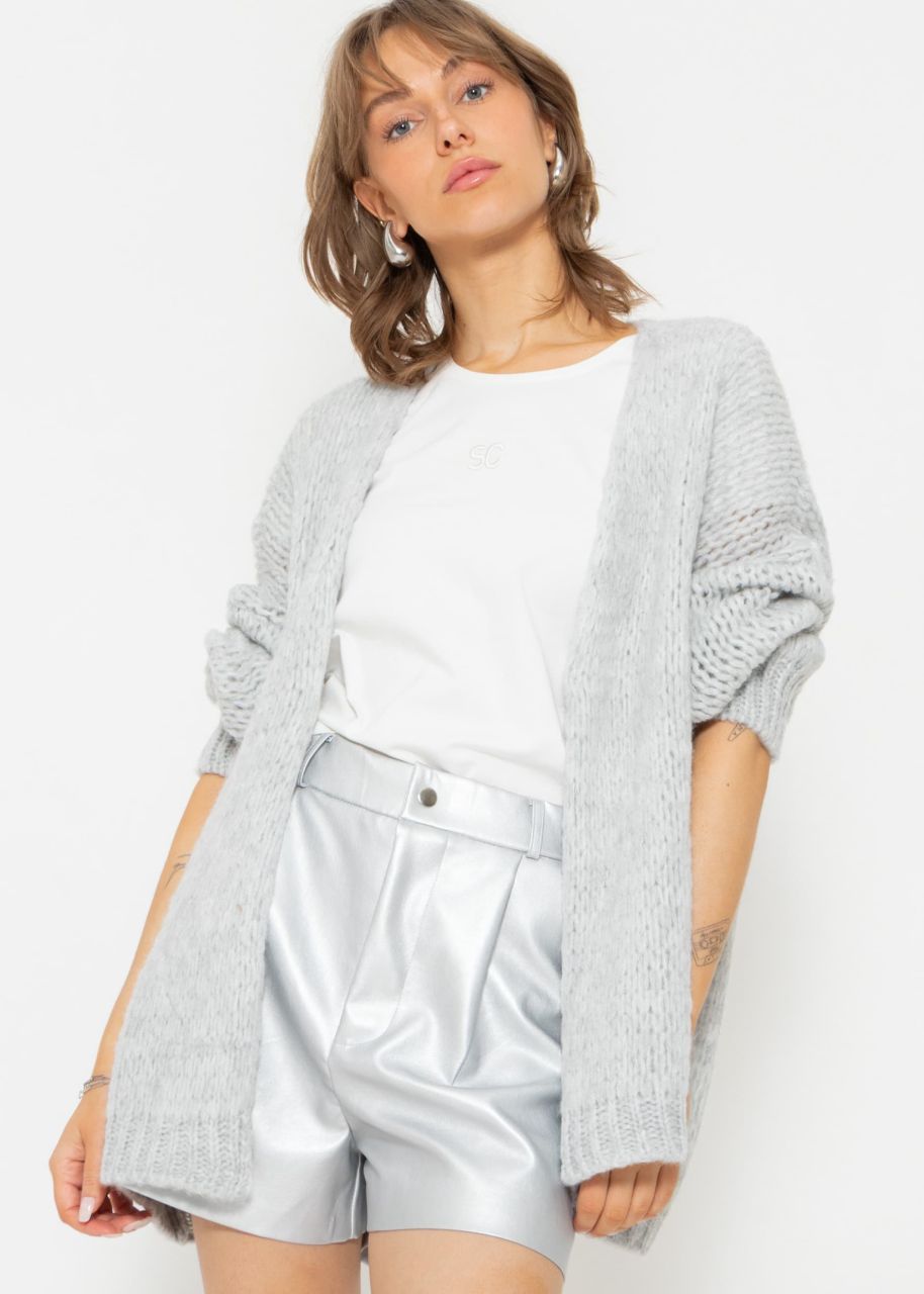 Oversize cardigan - light grey