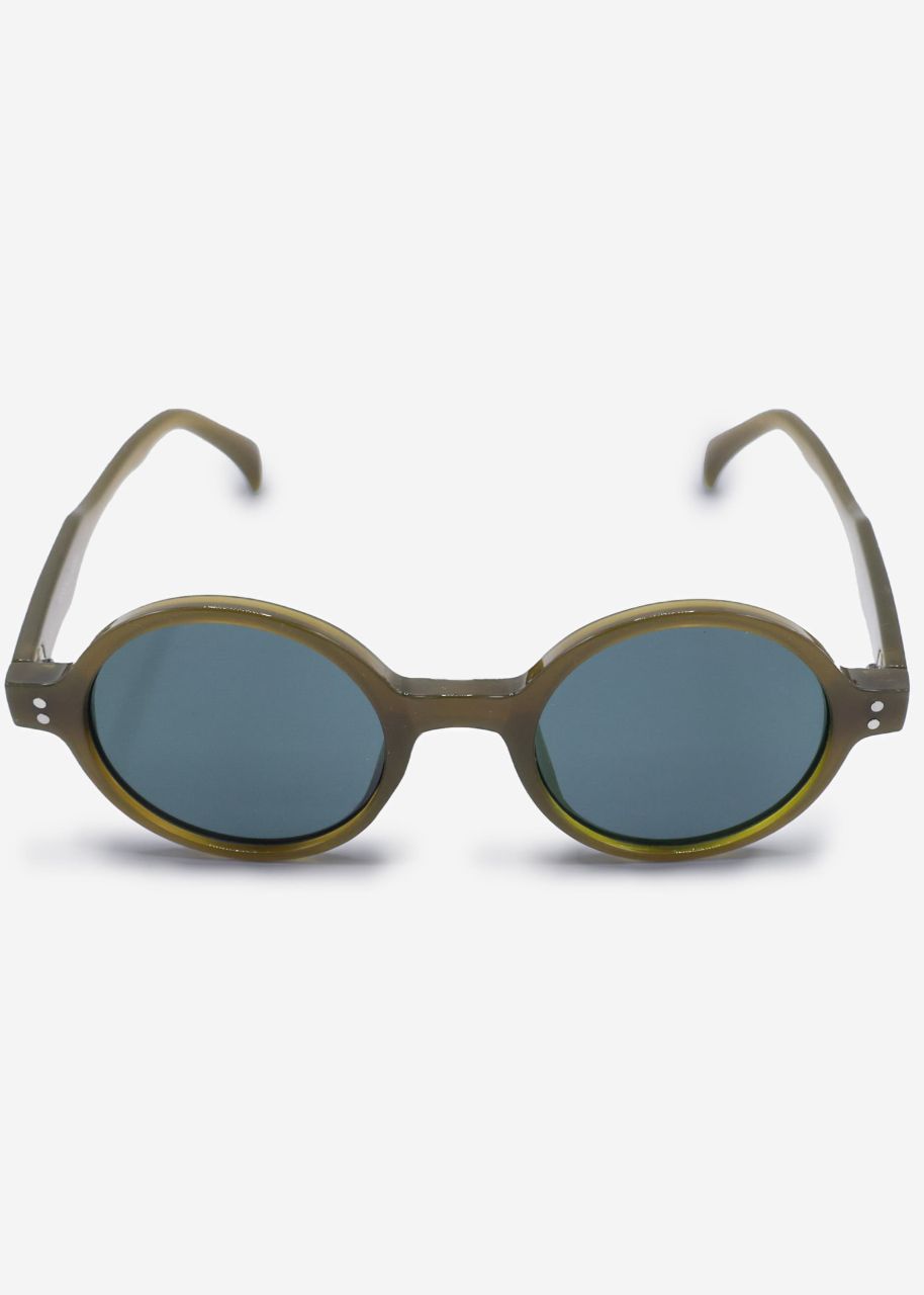 Round sunglasses - green