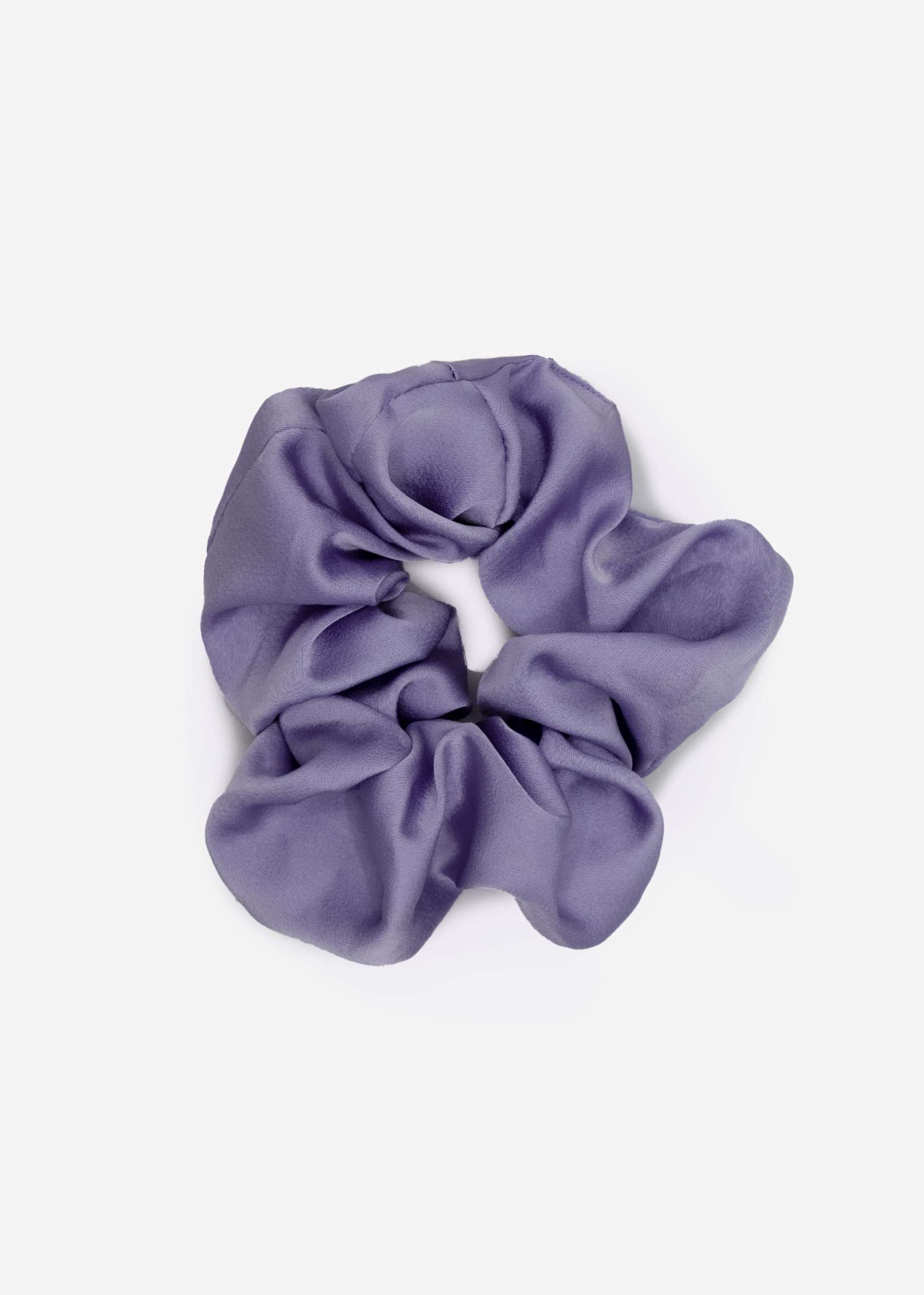 Satin scrunchie, lilac