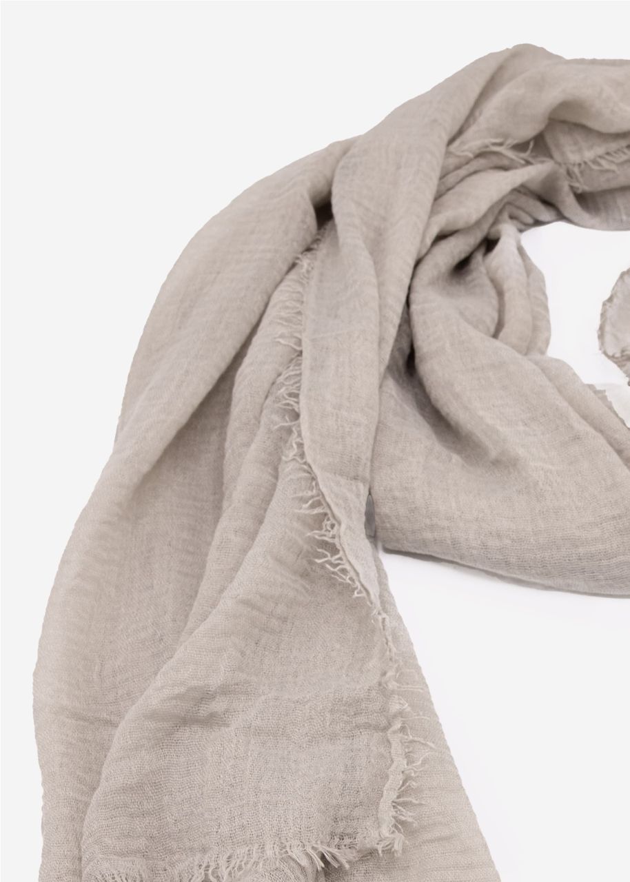 Muslin scarf, light gray