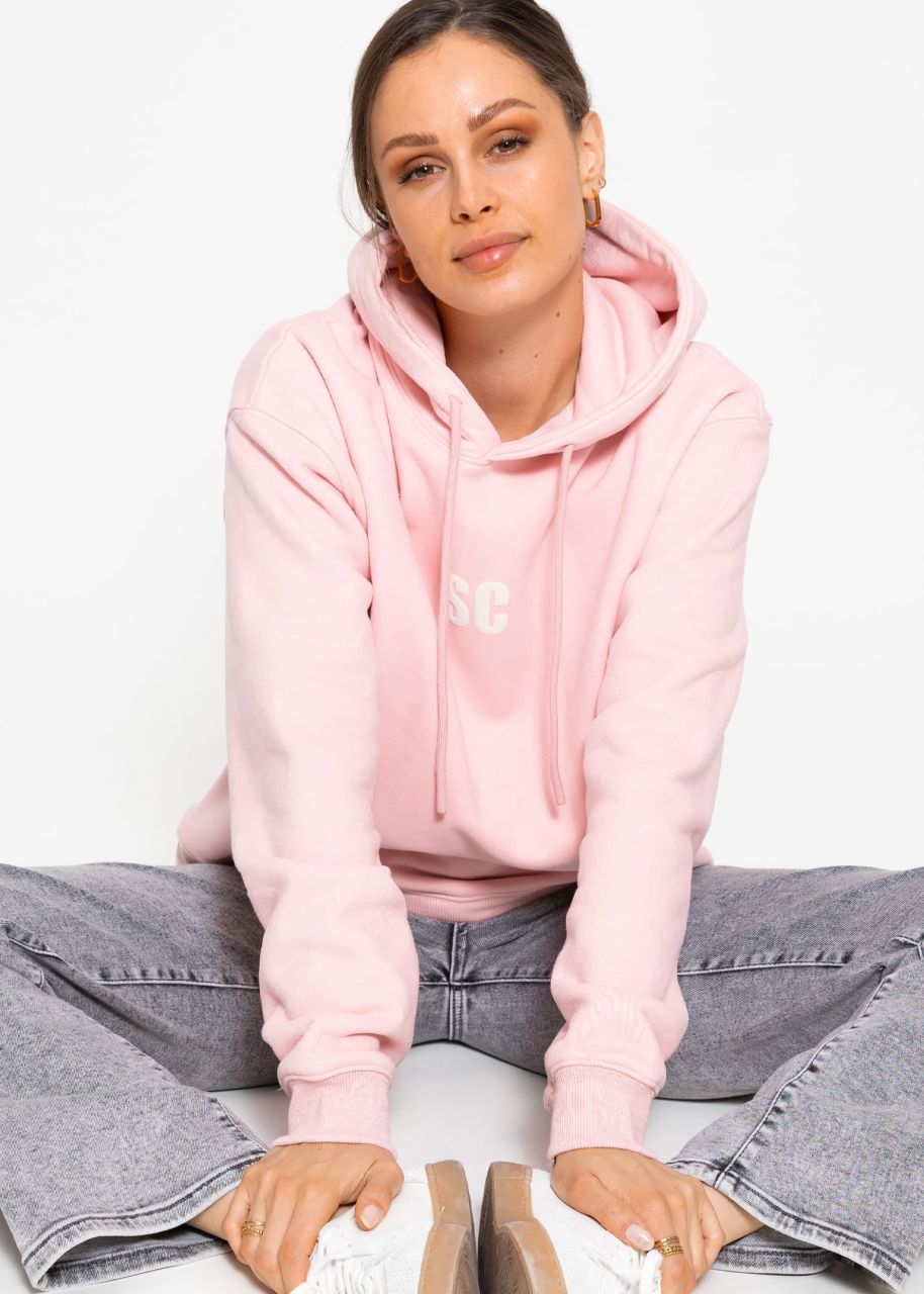 Sweatshirt with hood - pink