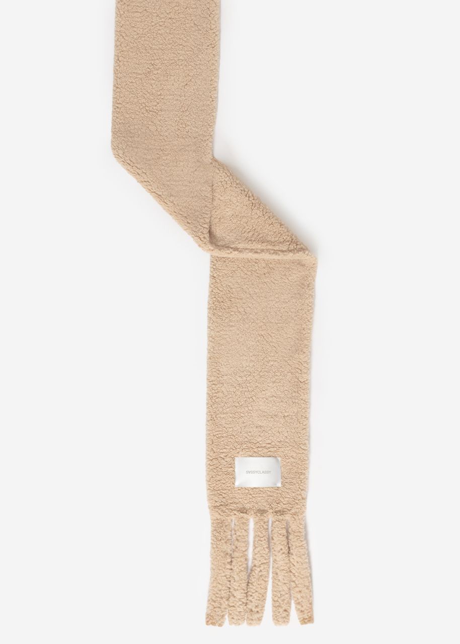 Teddy scarf - beige