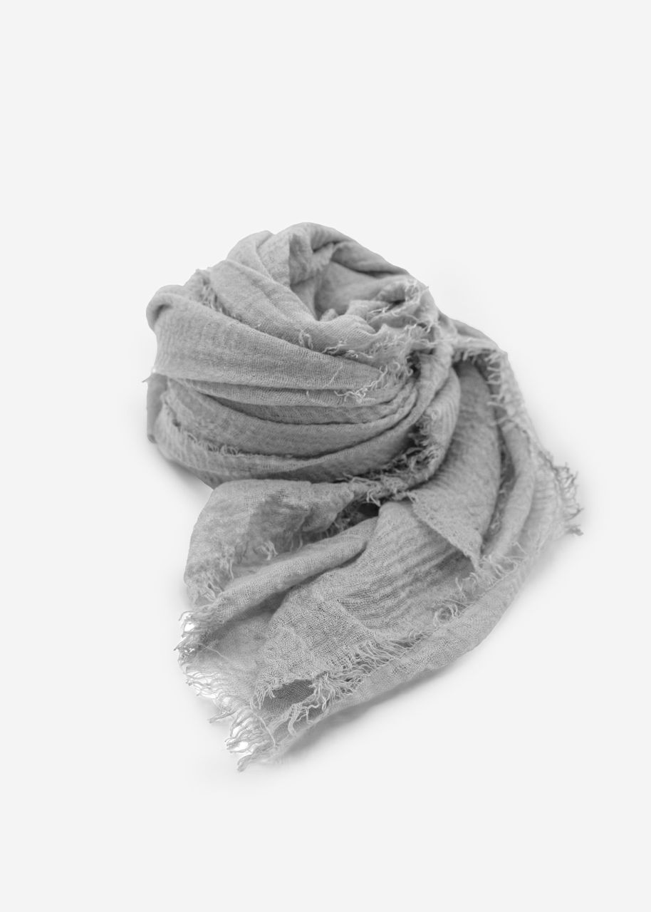 Muslin scarf - gray