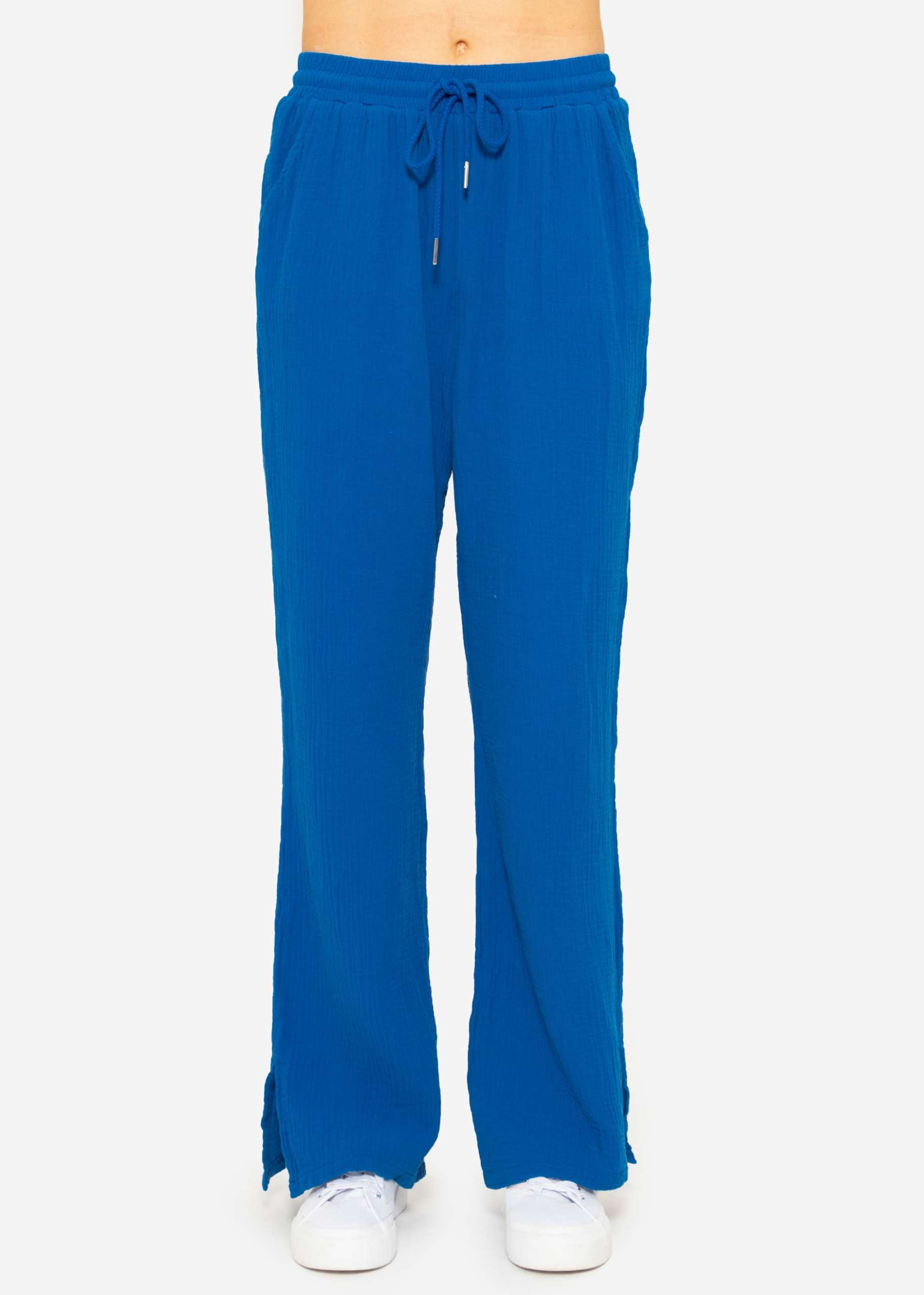 Muslin Pants, royal blue