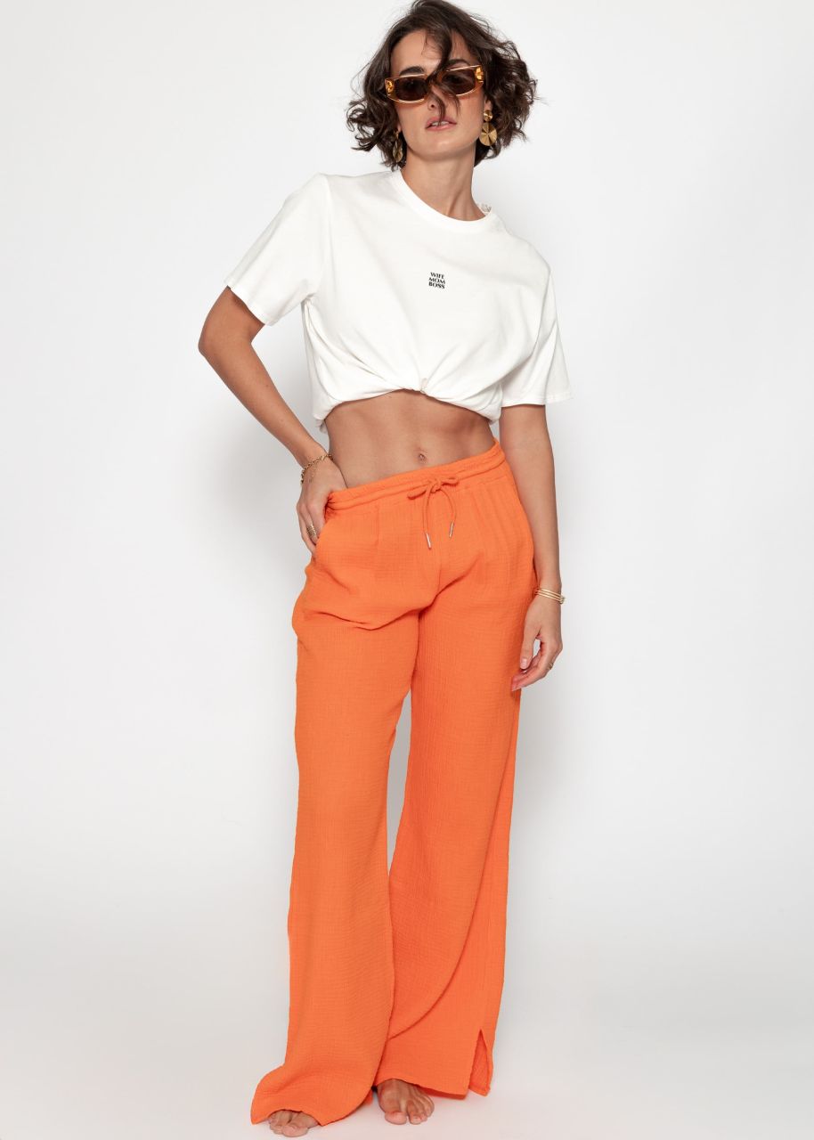 Muslin Pants, orange