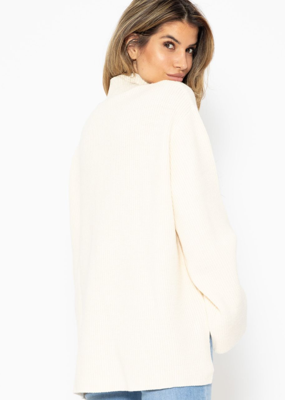 Turtleneck jumper - offwhite