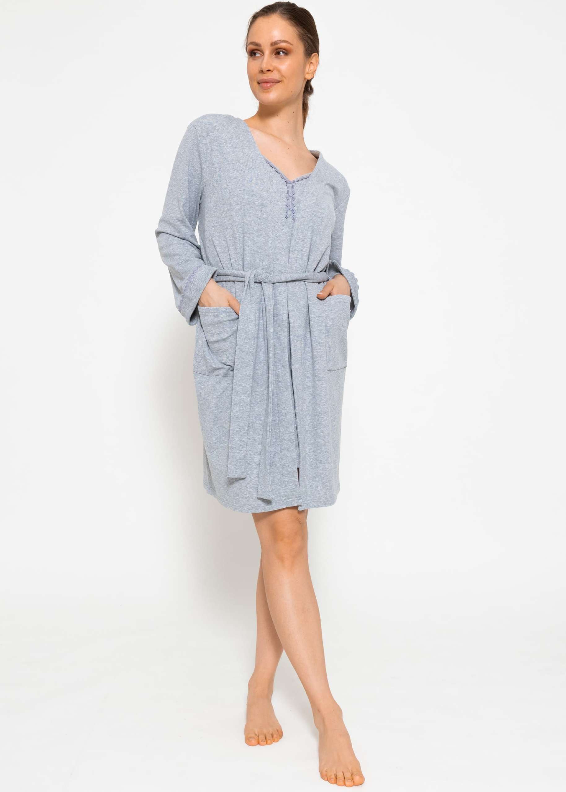 Robe - gray melange