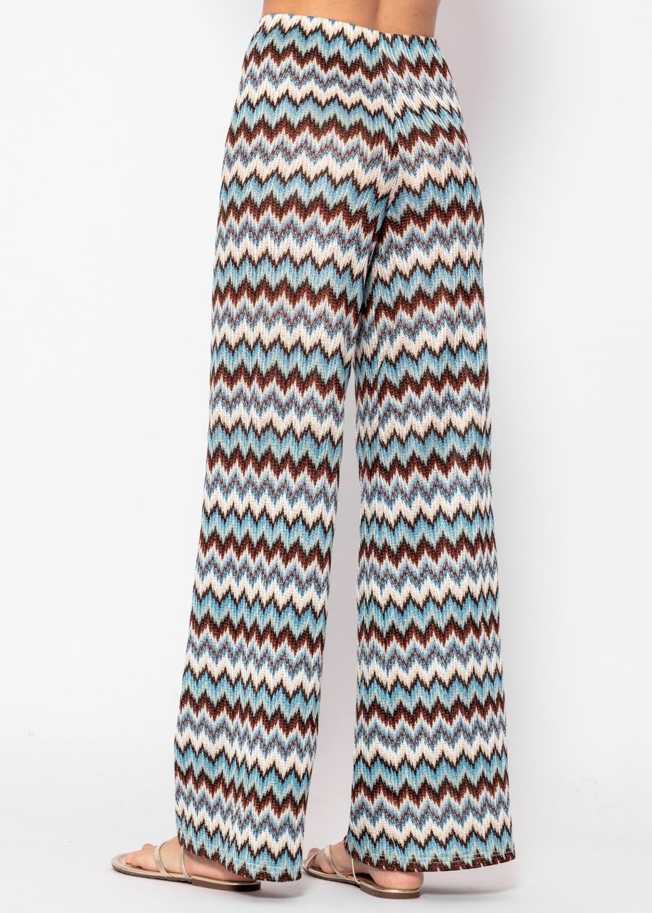 Slip-on trousers - blue