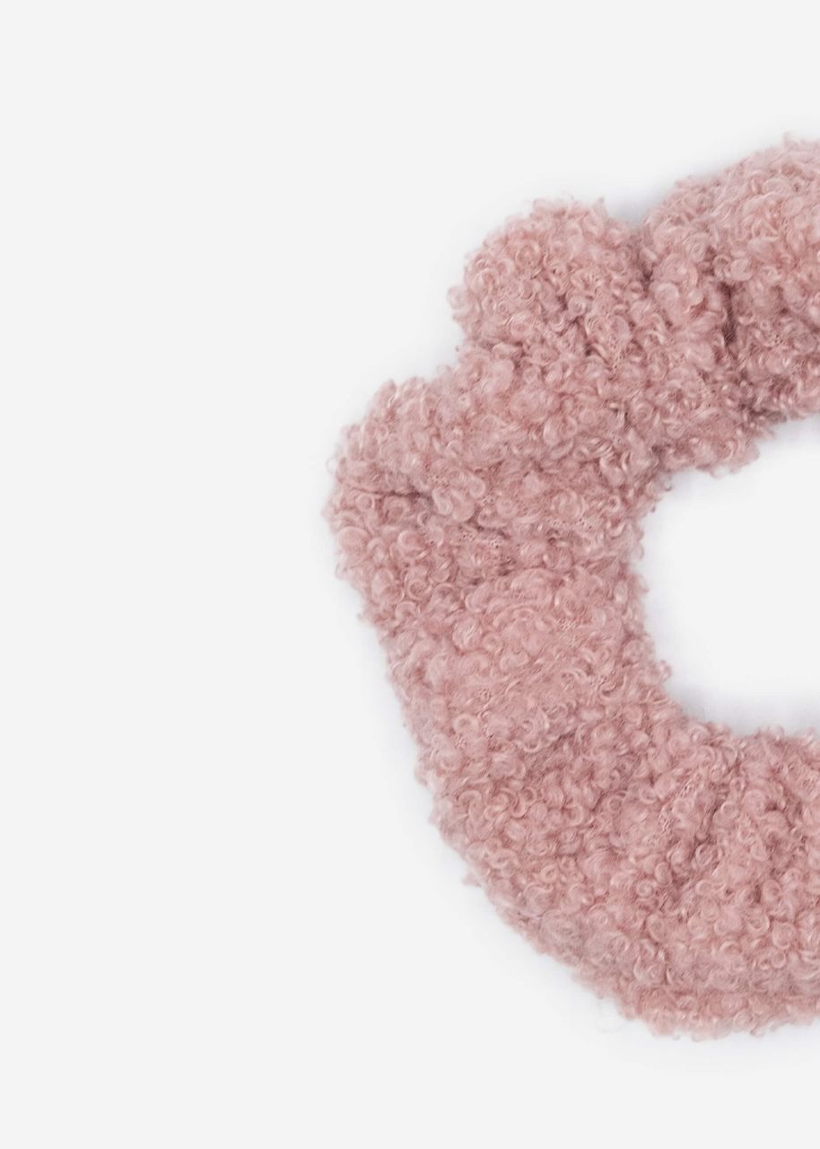 Teddy scrunchie - pink