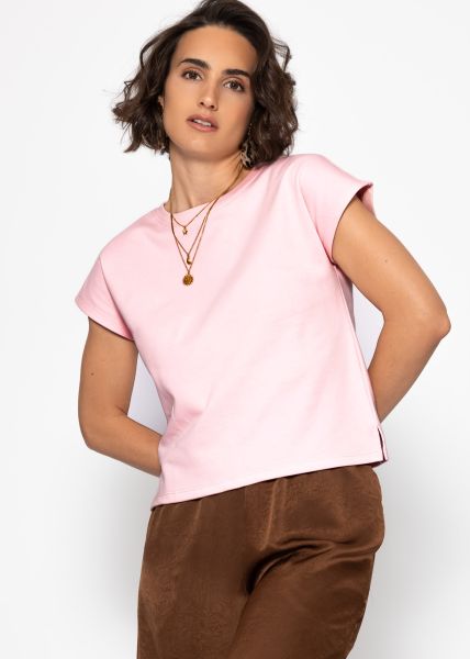 Sweatshirt with back detail - pink