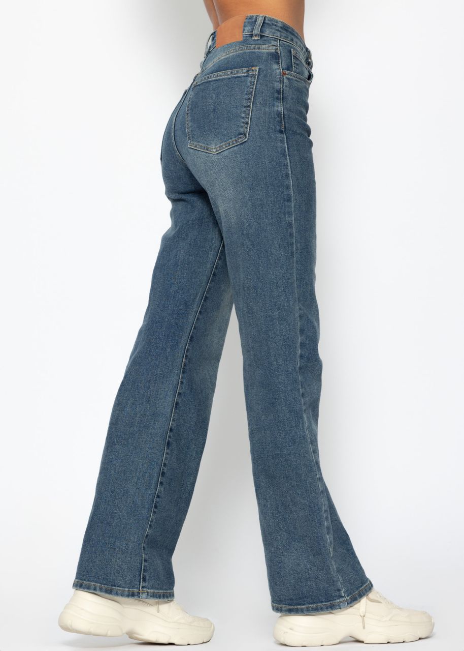 Straight leg jeans - medium blue