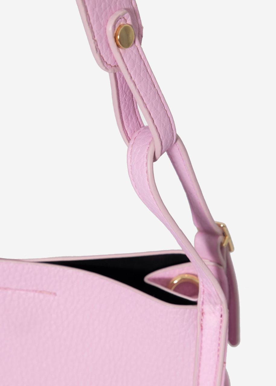 Bag with adjustable strap - baby pink