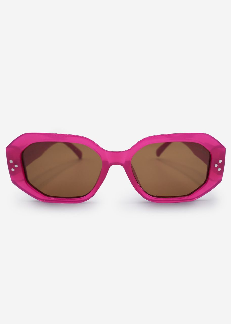 Large sunglasses - pink