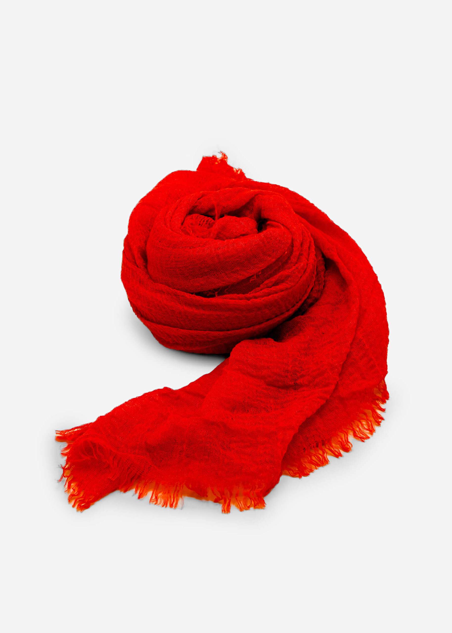 Muslin scarf - red