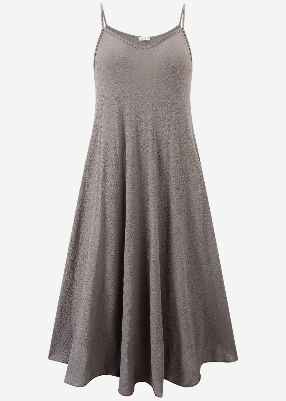 Muslin beach dress - taupe