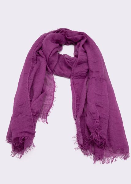 Muslin scarf, plum