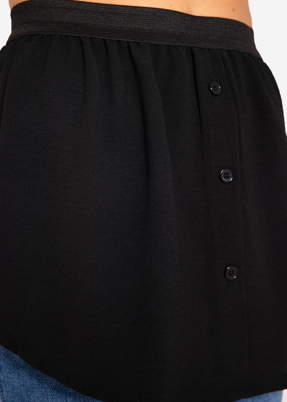 Blouse skirt, black