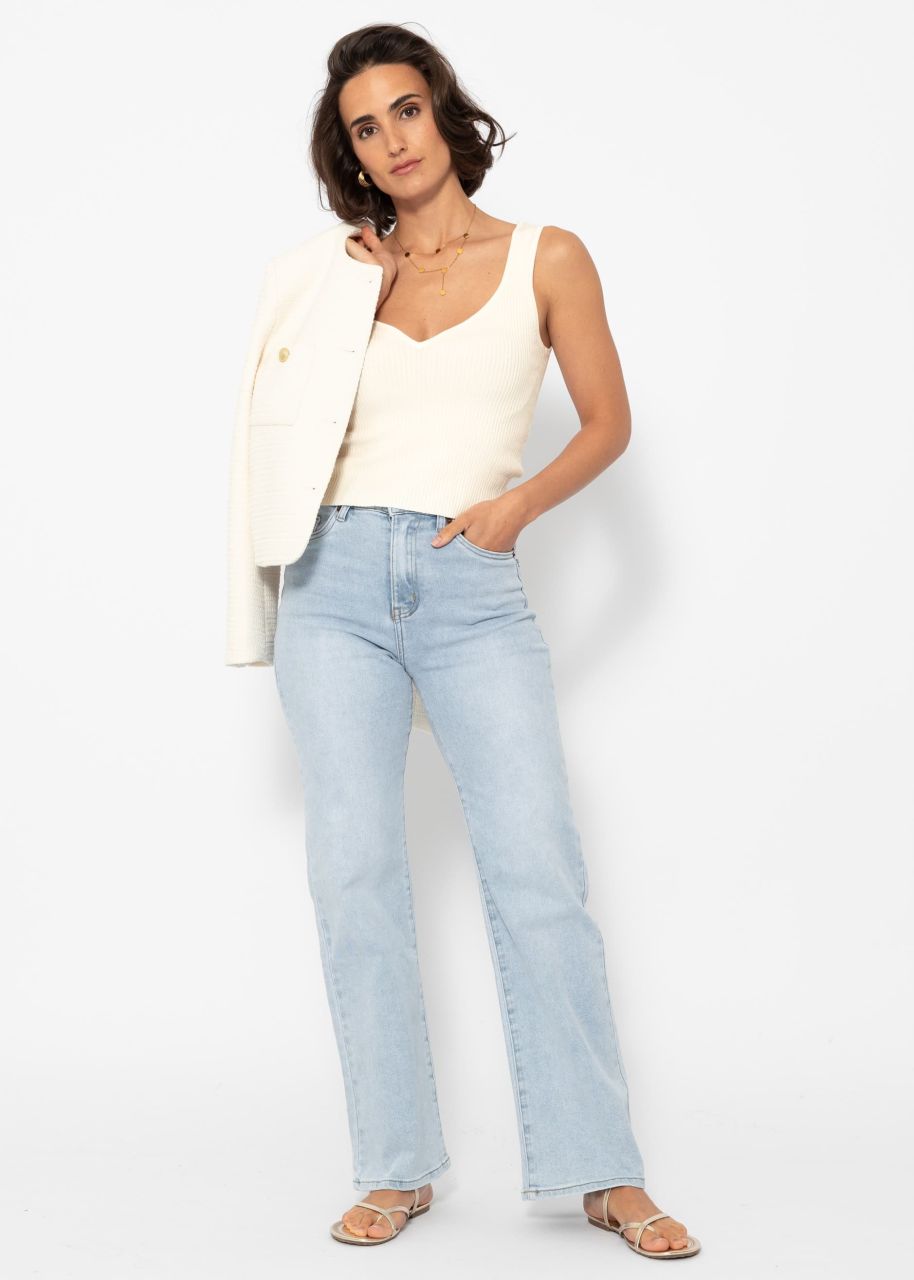 Straight leg jeans - light blue