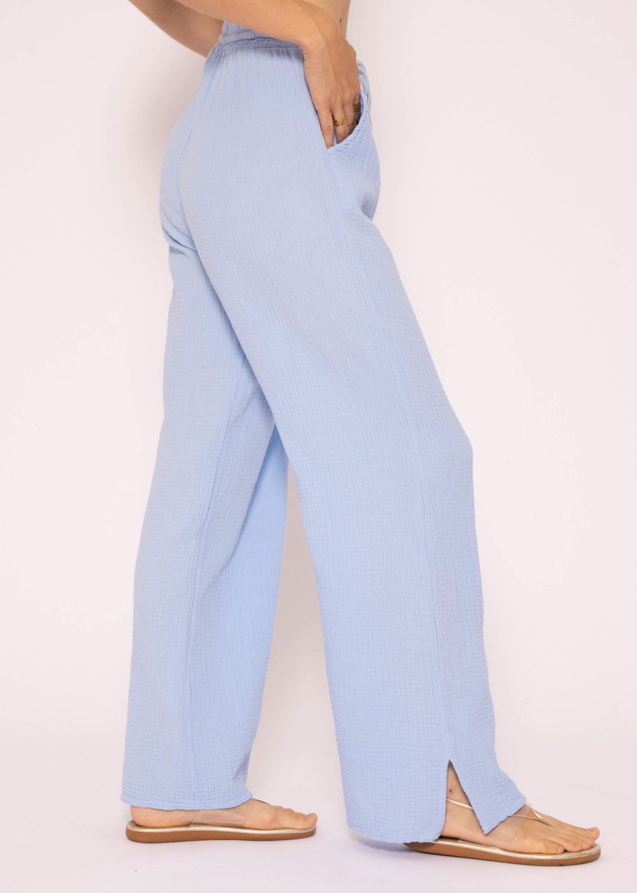 Muslin Pants, light blue
