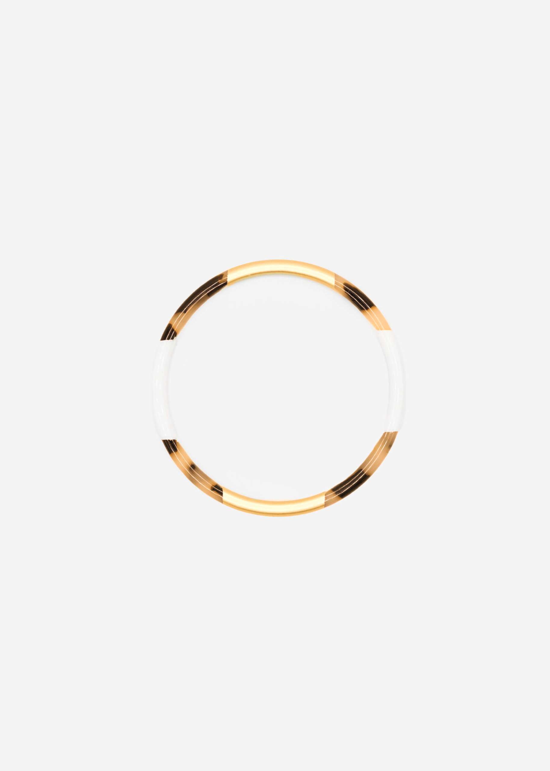 Bangle - gold-white