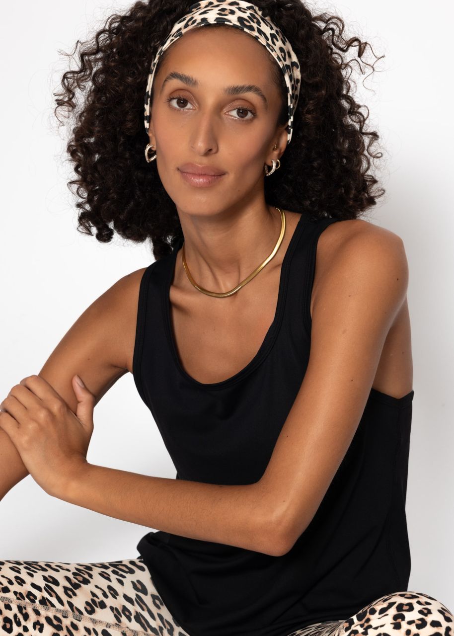 Sport tank top - black