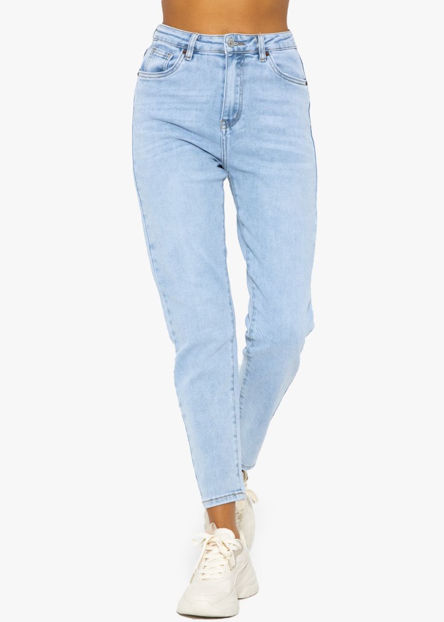 Relax Fit Highwaist Jeans, light blue