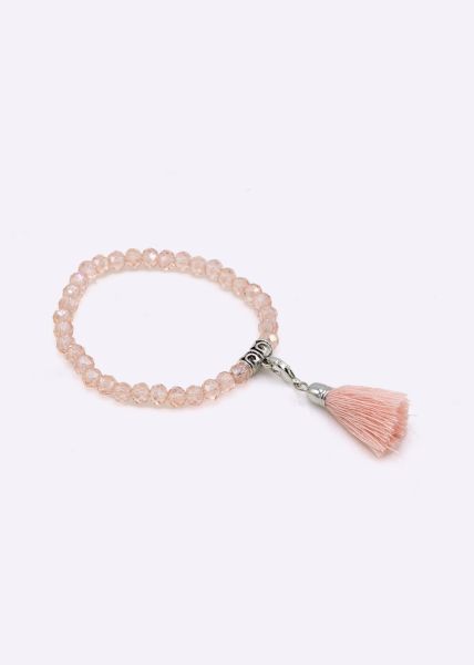 Pearl bracelet, pink