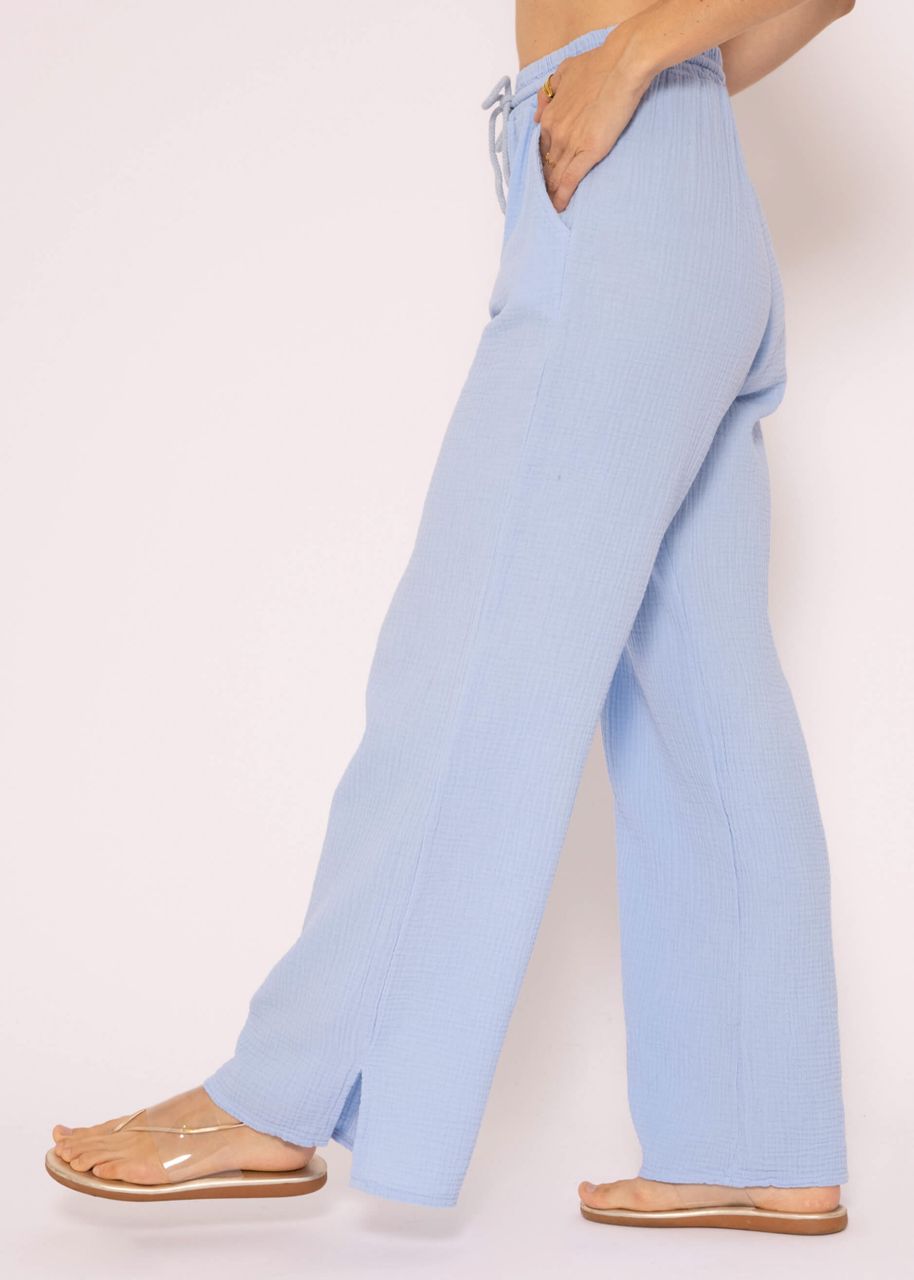 Muslin Pants, light blue