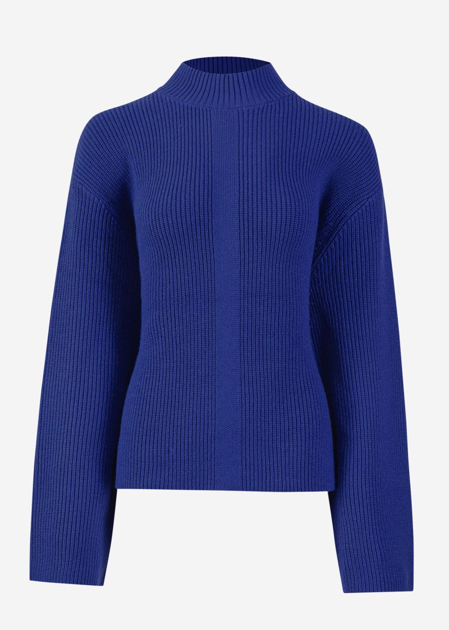 Turtleneck jumper - royal blue