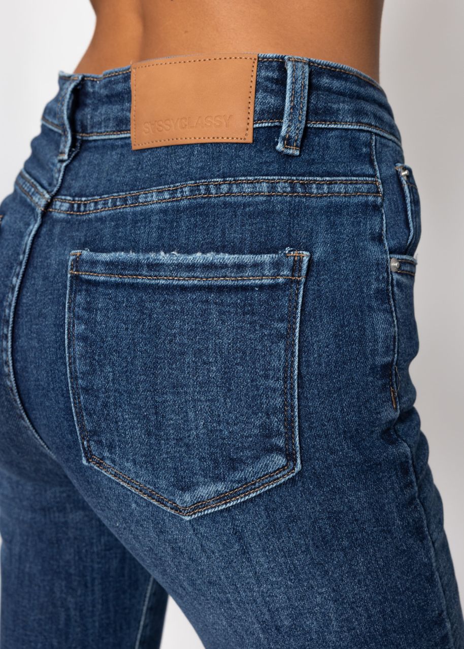 Highwaist jeans - dark blue