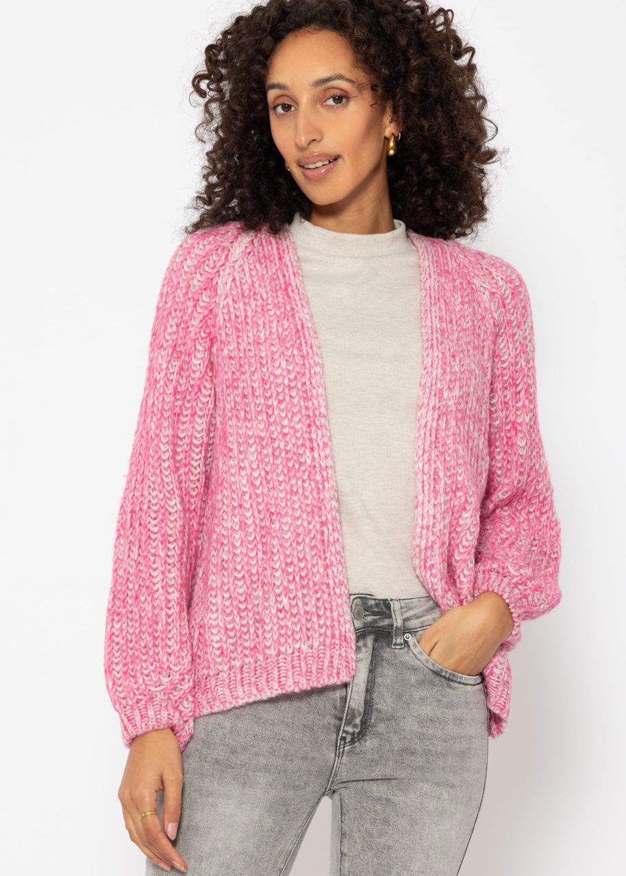 Raglan cardigan - pink