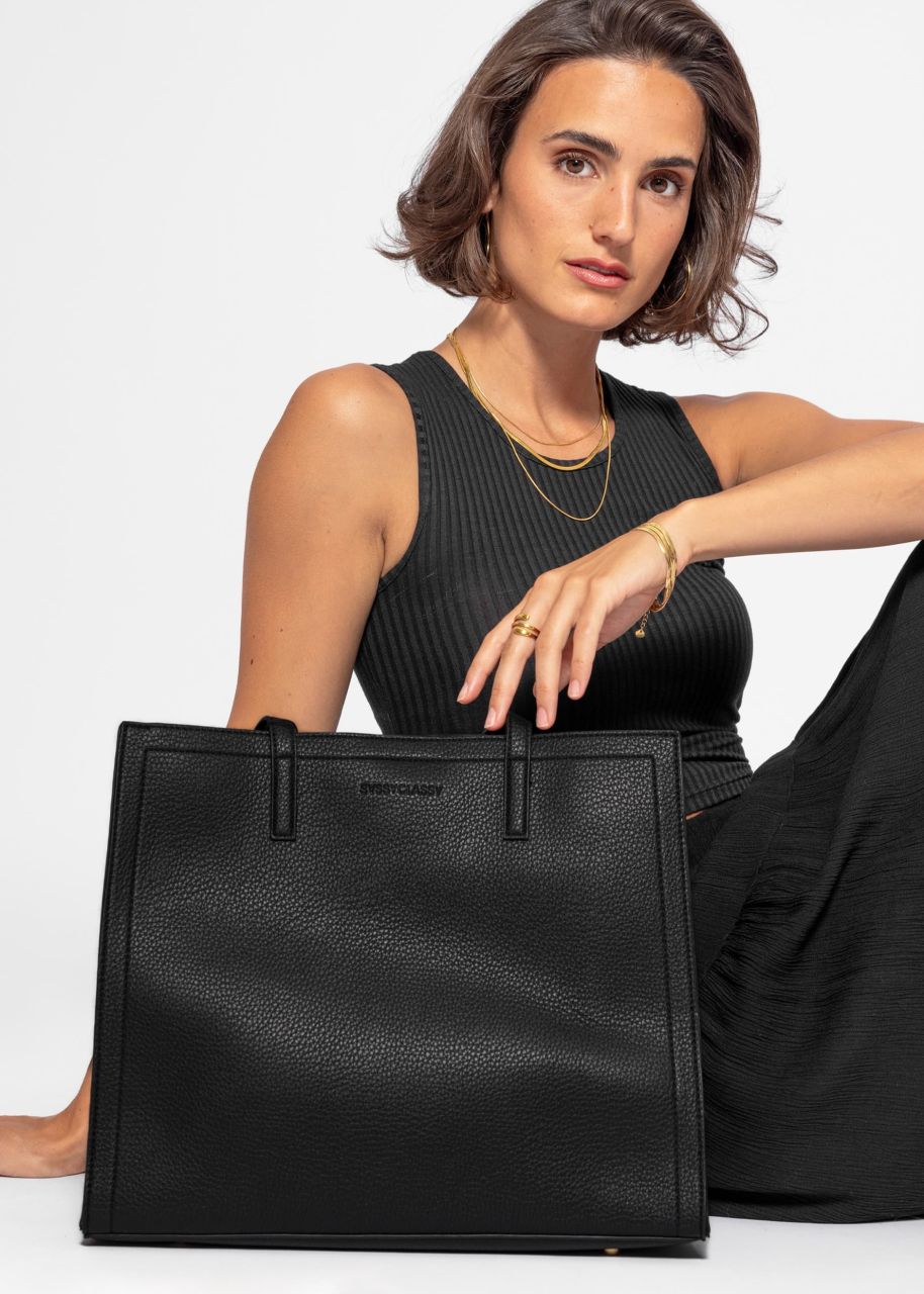 Tote shopper - black