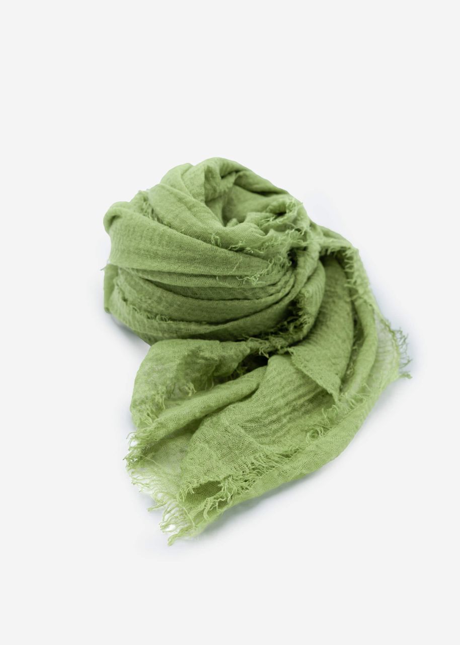 Muslin scarf - pistachio green