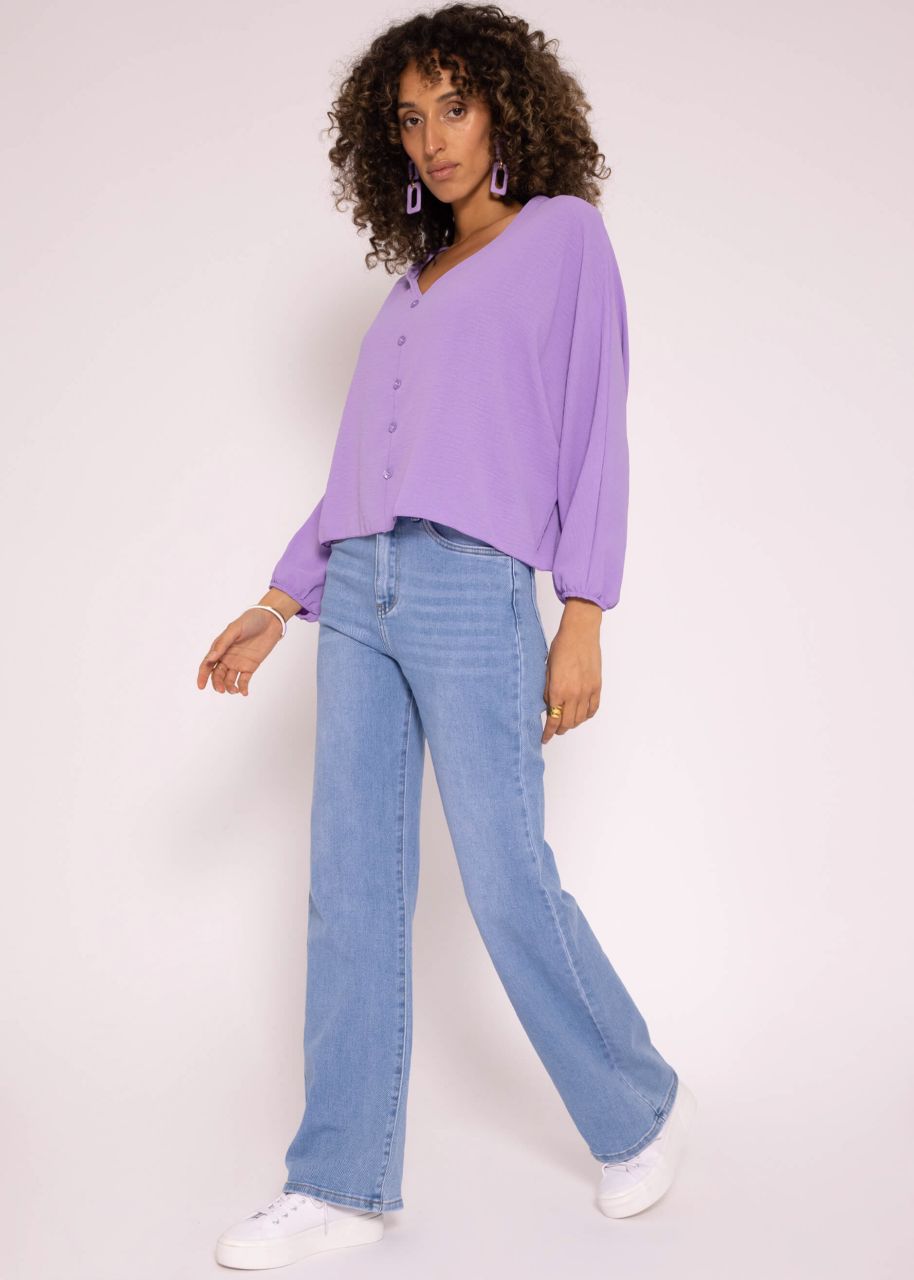 Flowing oversize top, lilac