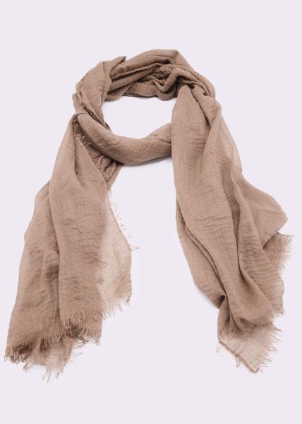 Muslin scarf - brown